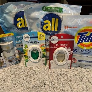Tide laundry All laundry bundle Febreze Air wick All new still sealed